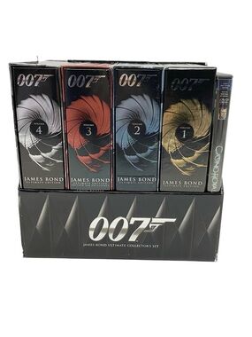 James Bond Ultimate Collector's Set 21 Films on 42 Discs Plus Casino Royale DVDs